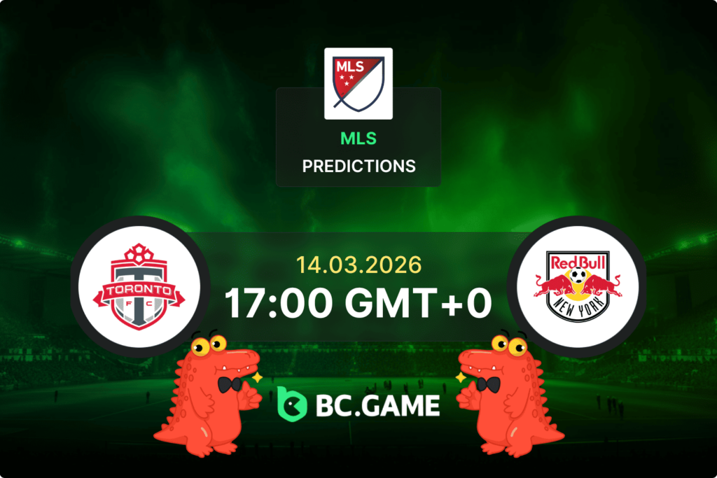 Match prediction for the Toronto FC vs New York Red Bulls game in MLS 2026
