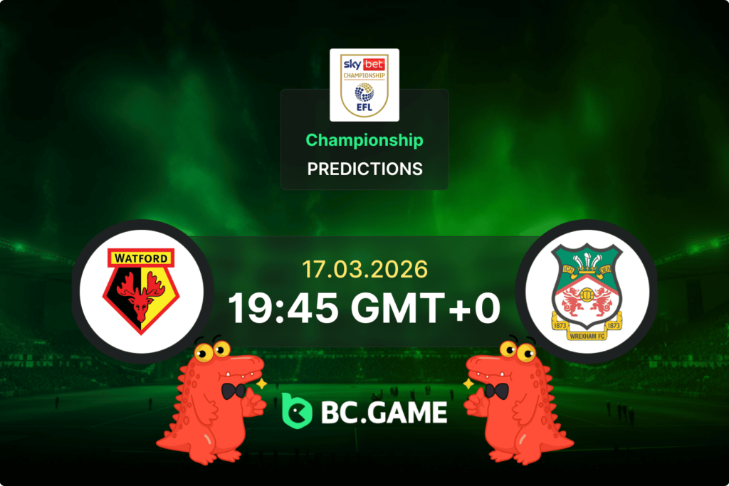 Watford vs Wrexham match prediction - Championship 2026 at Vicarage Road