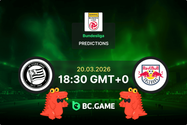Sturm Graz vs Red Bull Salzburg Pronóstico: cuotas y consejos de apuestas para el partido – Bundesliga austriaca, 20/03/2026