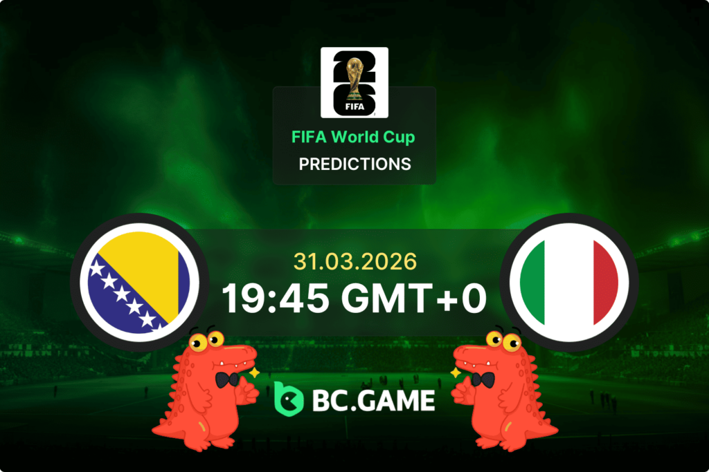 Match prediction for the Bosnia & Herzegovina vs Italy game - World Cup 2026 Play-off Final