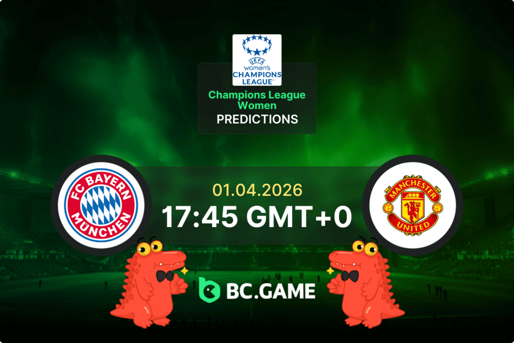 Bayern Munich W vs Manchester United W prediction for the UEFA Women's Champions League quarter-final 2026