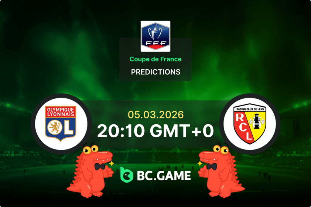 Lyon vs Lens match prediction – Coupe de France quarter-final March 5 2026