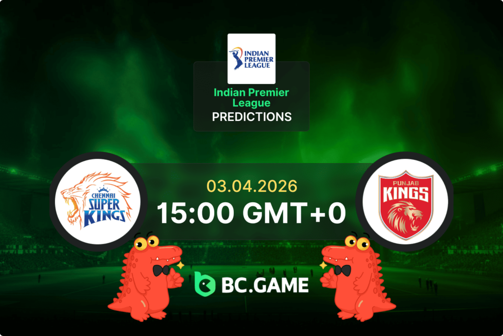 Match prediction for the Chennai Super Kings vs Punjab Kings game at IPL 2026