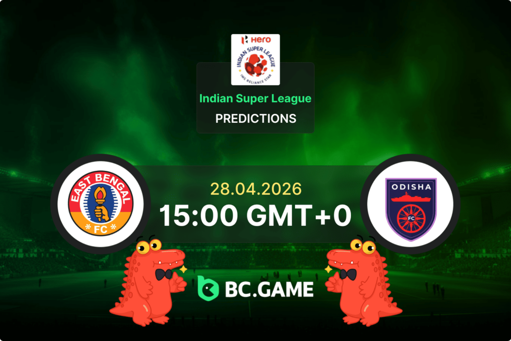 Match prediction for the East Bengal vs Odisha FC game at Indian Super League 2026