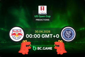 New York Red Bulls vs New York City FC Prediction, Odds, Betting Tips – US Open Cup 30/04/2026