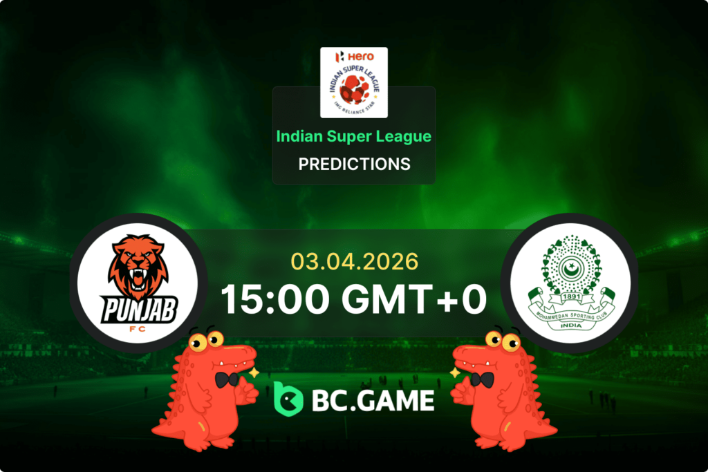 Match prediction for the Punjab vs Mohammedan game at Indian Super League 2026