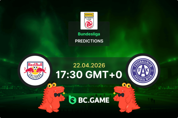Salzburgo vs Austria Viena: Pronóstico, cuotas y consejos de apuestas para el partido – Bundesliga austriaca, 22/04/2026