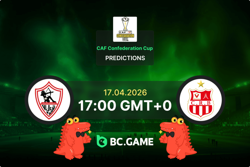 Match prediction for the Zamalek vs CR Belouizdad game in the CAF Confederation Cup semi-final 2026