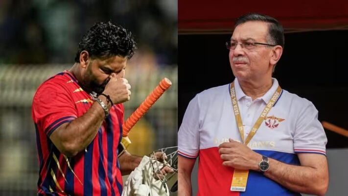 लखनऊ की हार के बाद गोयनका और पंत की तस्वीर चर्चा में