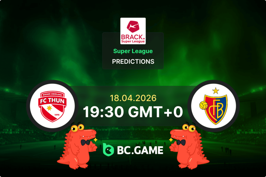 Match prediction for the Thun vs Basel game in Swiss Super League 2026