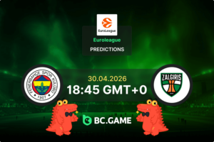 Fenerbahce vs Zalgiris Prediction, Odds, Betting Tips – Euroleague 30/04/2026