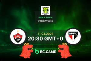 Vitória vs São Paulo Prediction, Odds, Betting Tips – Serie A Betano 11/04/2026