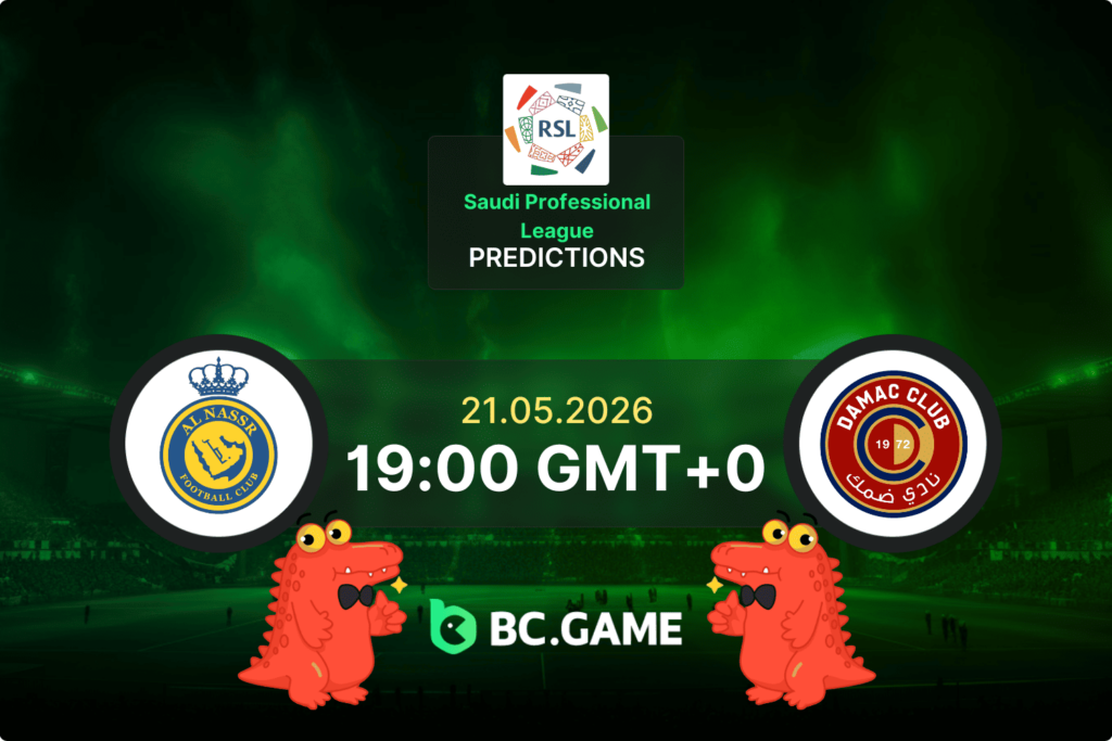 Match prediction for the Al Nassr vs Damac game at Saudi Professional League 2026
