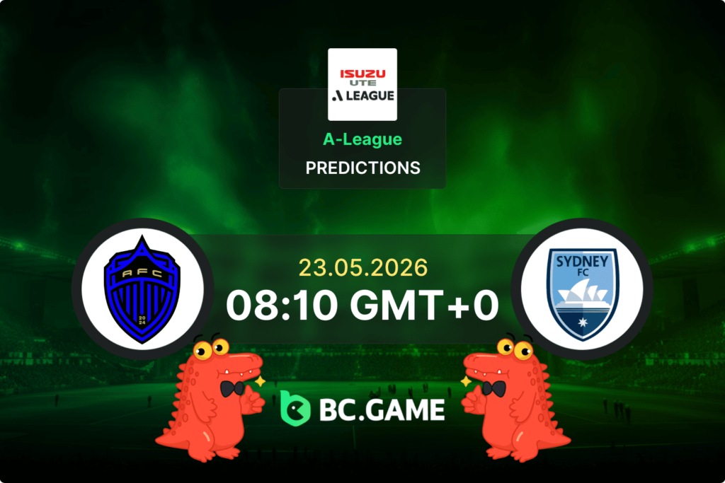 Auckland FC vs Sydney FC match prediction and betting tips - A-League May 23 2026