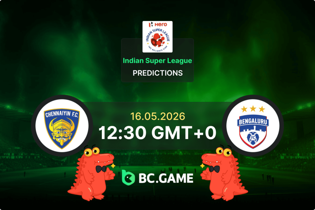 Match prediction for the Chennaiyin vs Bengaluru FC game at Indian Super League 2026