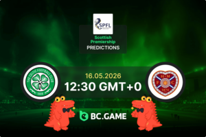 Celtic vs Hearts Pronóstico: cuotas y consejos de apuestas para el partido – Premiership Еscocesa, 16/05/2026