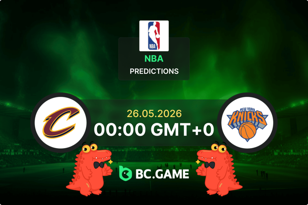 Match prediction for the Cleveland Cavaliers vs New York Knicks game at NBA Playoffs 2026