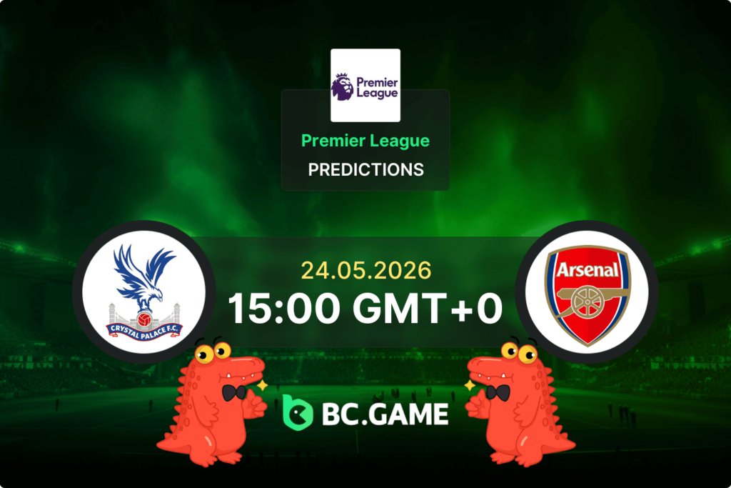 Match prediction for the Crystal Palace vs Arsenal game at Premier League 2026.