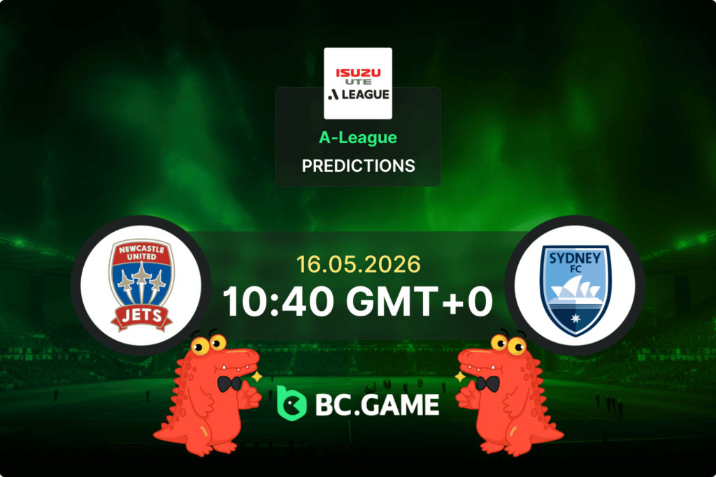 Match prediction for the Newcastle Jets vs Sydney FC game in Australia A-League 2026