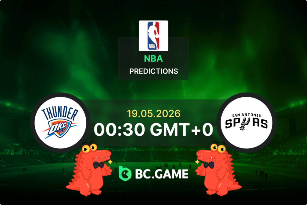 Oklahoma City Thunder vs San Antonio Spurs Prediction, Odds, Betting Tips – NBA 19/05/2026