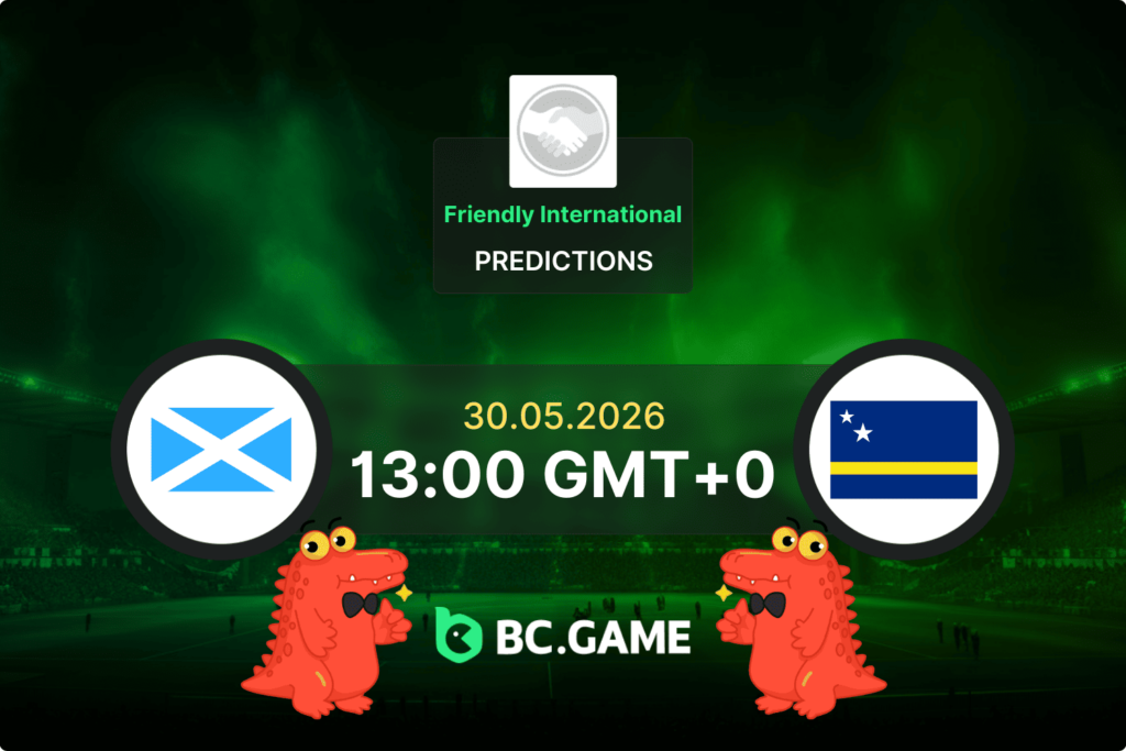 Match prediction for the Scotland vs Curacao game at Friendly International 30/05/2026