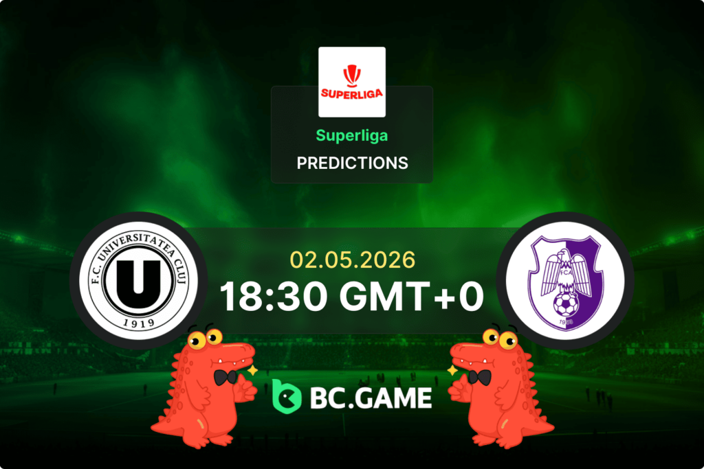 Match prediction for the U. Cluj vs FC Arges game at Superliga 2026