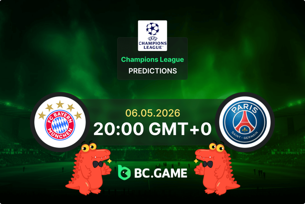 Bayern Munich vs PSG Prediction, Odds, Betting Tips – UEFA Champions League 06/05/2026