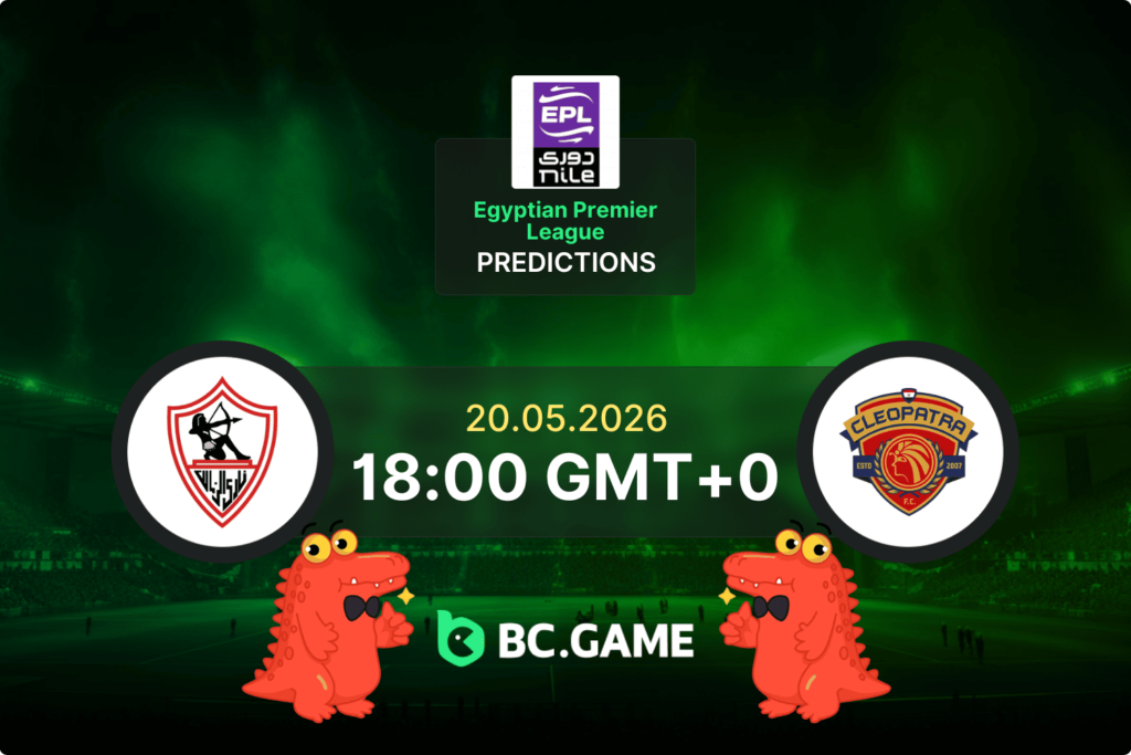 Match prediction for the Zamalek vs Ceramica Cleopatra game in Egyptian Premier League 20/05/2026