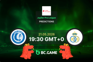 Gent vs Royale Union SG Prediction, Odds, Betting Tips – Jupiler Pro League 21/05/2026
