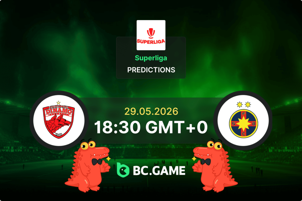 Match prediction for the Dinamo Bucuresti vs FCSB game in Romanian Superliga 2026