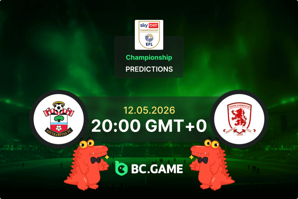 Southampton vs Middlesbrough prediction for the Championship Play-off Semi-Final second leg 12/05/2026