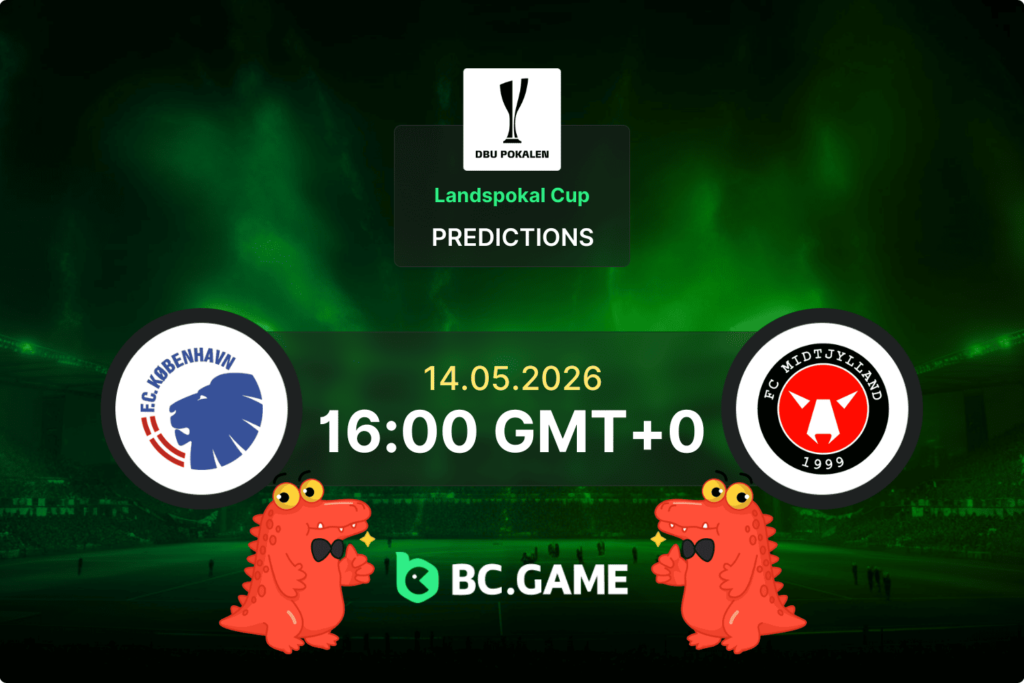 Match prediction for the FC Copenhagen vs Midtjylland game at Landspokal Cup 2026