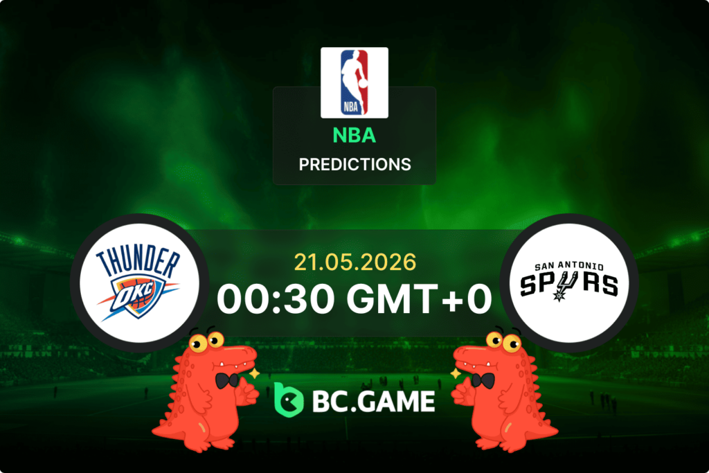 Oklahoma City Thunder vs San Antonio Spurs Prediction, Odds, Betting Tips – NBA 21/05/2026