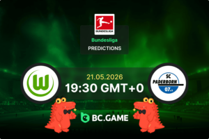 Wolfsburg vs Paderborn Prediction, Odds, Betting Tips – Bundesliga Promotion/Relegation Play-off 21/05/2026