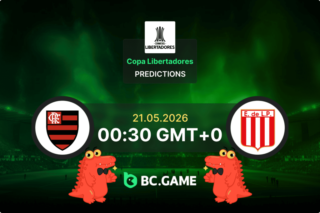 Match prediction for the Flamengo RJ vs Estudiantes L.P. game at Copa Libertadores 2026.