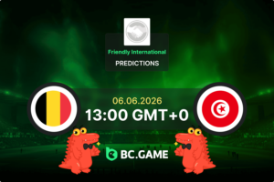 Belgium vs Tunisia Prediction, Odds & Betting Tips – Friendly International June 6, 2026