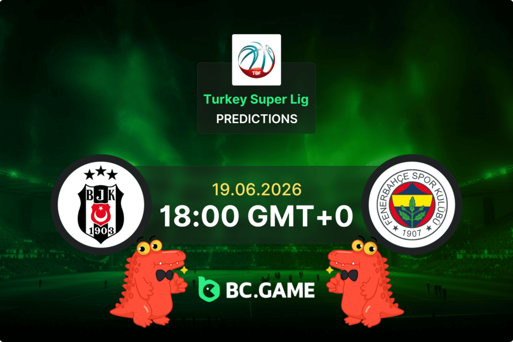Match prediction for the Besiktas vs Fenerbahce game at Turkish Super Lig 2026.