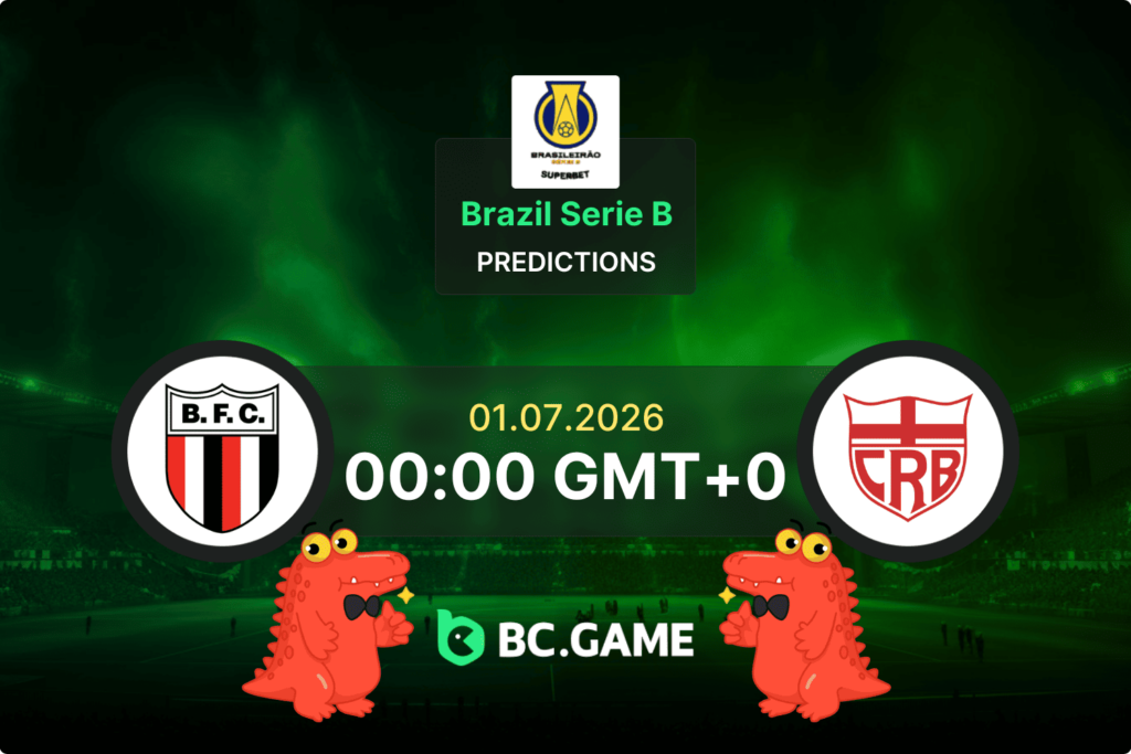 Botafogo SP vs CRB match prediction and betting preview for Brazil Serie B on July 1, 2026