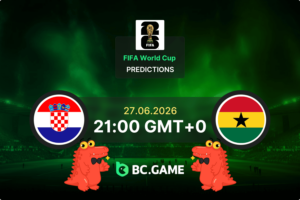 Croatia vs Ghana Prediction, Odds & Betting Tips – FIFA World Cup 2026 27/06/2026