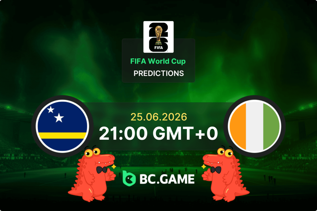Match prediction for the Curacao vs Ivory Coast game at FIFA World Cup 2026