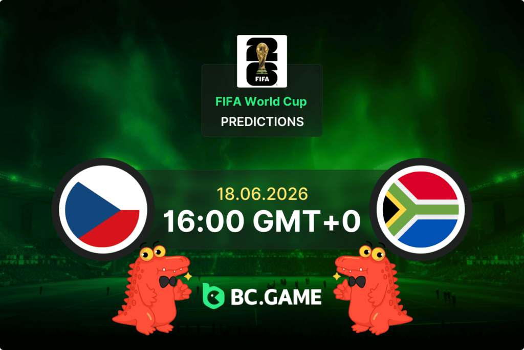 Match prediction for the Czech Republic vs South Africa game at FIFA World Cup 2026.