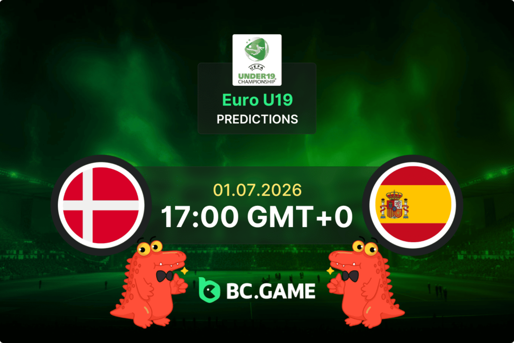 Denmark U19 vs Spain U19 Prediction, Odds, Betting Tips – Euro U19 01/07/2026