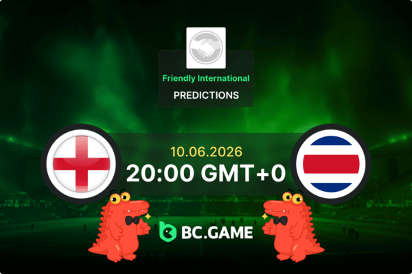 England vs Costa Rica (3:0): Friendly International 10/06/2026