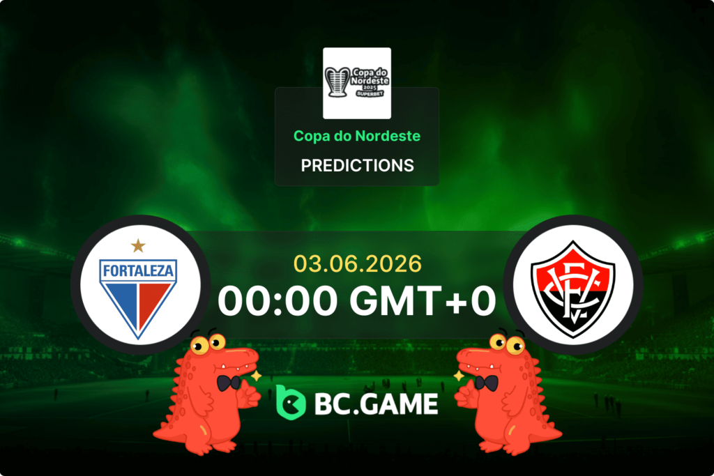 Match prediction for the Fortaleza vs Vitoria game at Copa do Nordeste 2026