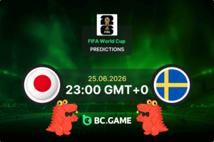 Japan vs Sweden Prediction, Odds & Betting Tips – World Cup 2026 25/06/2026