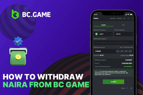 How to Withdraw Naira From BC Game