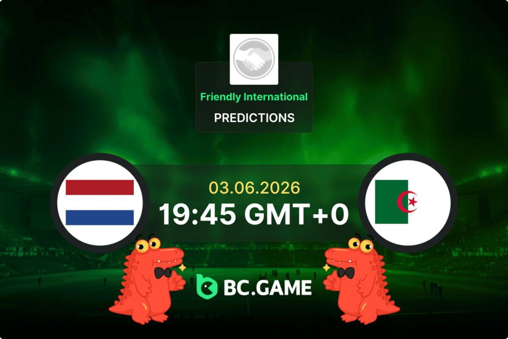 Match prediction for the Netherlands vs Algeria friendly international on 3 June 2026