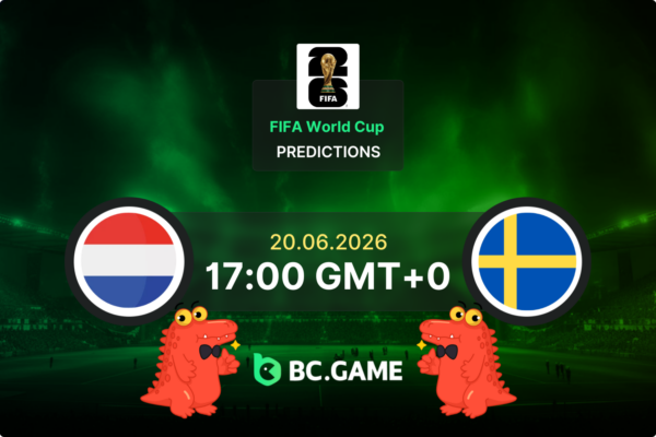 Netherlands vs Sweden (5:1): FIFA World Cup 2026 20/06/2026