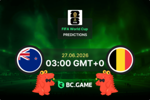 New Zealand vs Belgium Prediction, Odds & Betting Tips – FIFA World Cup 2026 27/06/2026