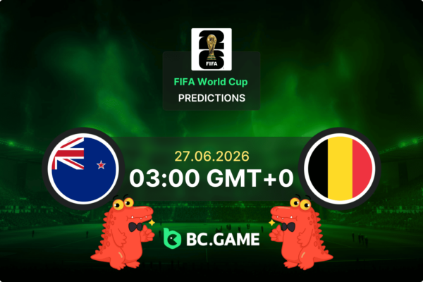 New Zealand vs Belgium (1:5): FIFA World Cup 2026 27/06/2026